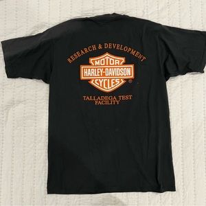 RARE Vintage Harley Davidson Test Facility Tee Shirt